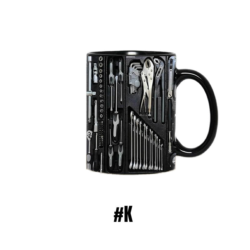 ✨3D Mechanische Gereedschapskist Koffiemok Set