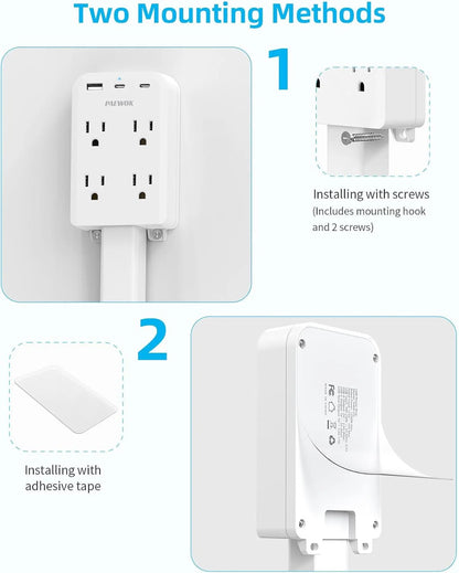Rotating USB Power Strip