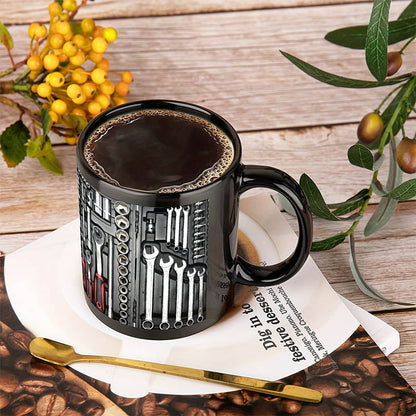 ✨3D Mechanische Gereedschapskist Koffiemok Set