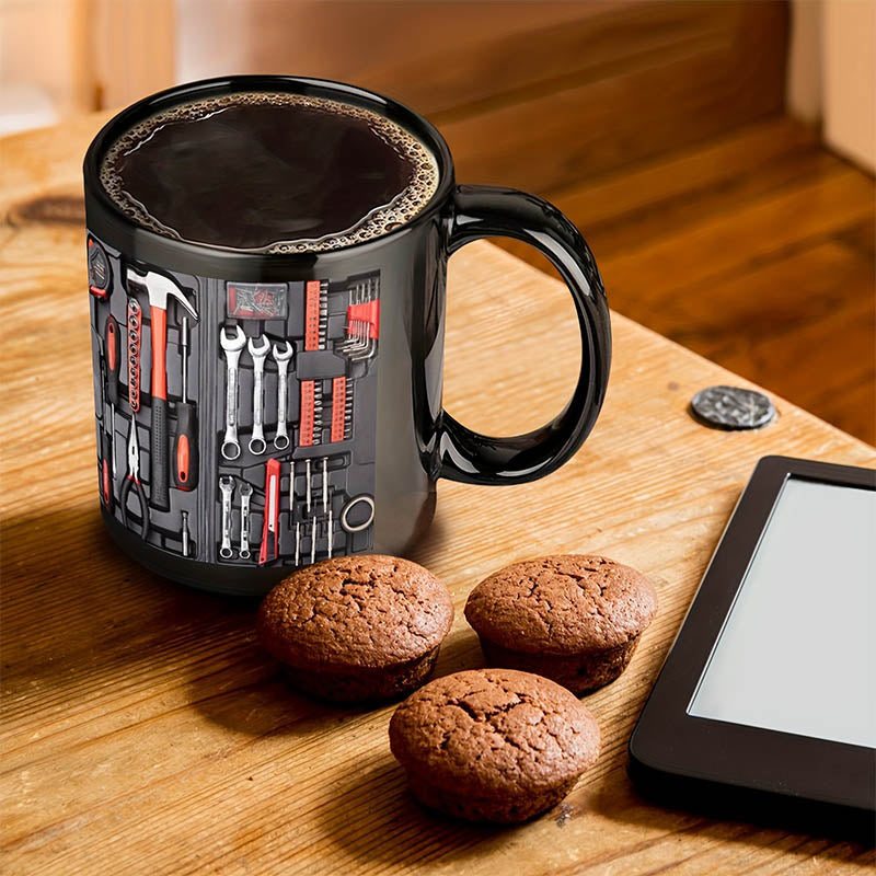 ✨3D Mechanische Gereedschapskist Koffiemok Set