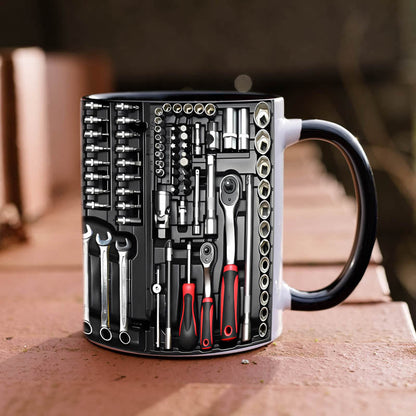✨3D Mechanische Gereedschapskist Koffiemok Set