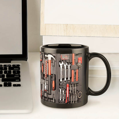 ✨3D Mechanische Gereedschapskist Koffiemok Set