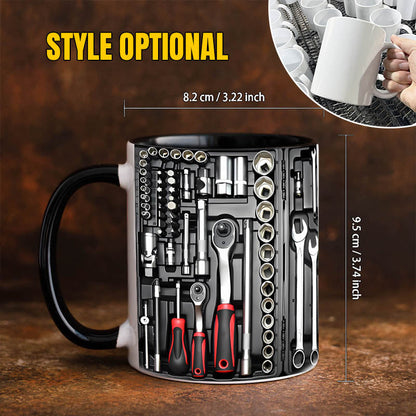 ✨3D Mechanische Gereedschapskist Koffiemok Set