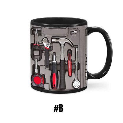 ✨3D Mechanische Gereedschapskist Koffiemok Set