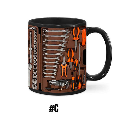 ✨3D Mechanische Gereedschapskist Koffiemok Set