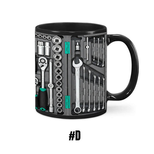 ✨3D Mechanische Gereedschapskist Koffiemok Set