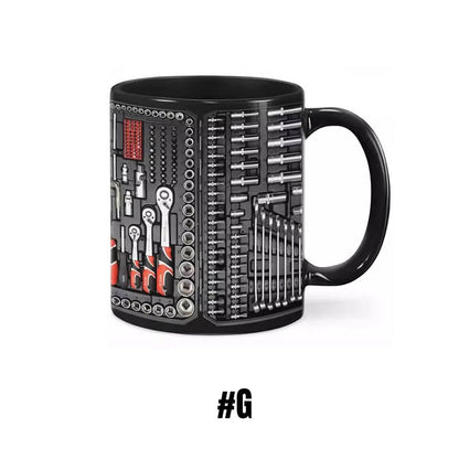 ✨3D Mechanische Gereedschapskist Koffiemok Set