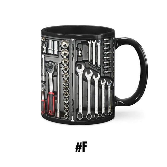 ✨3D Mechanische Gereedschapskist Koffiemok Set