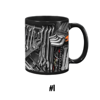 ✨3D Mechanische Gereedschapskist Koffiemok Set