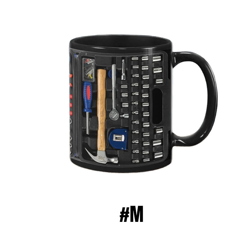 ✨3D Mechanische Gereedschapskist Koffiemok Set