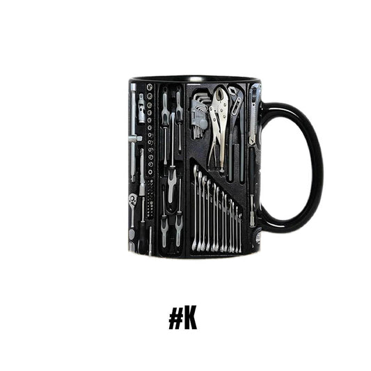 ✨3D Mechanische Gereedschapskist Koffiemok Set