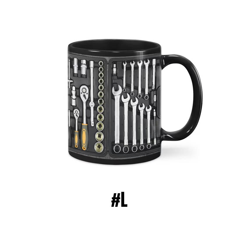 ✨3D Mechanische Gereedschapskist Koffiemok Set