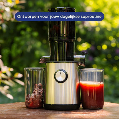 🎉Nieuwjaars Cadeau 50% KORTING!🥤Coldpress Slowjuicer Pure Pro – Hoog Suikeraft & Meer Voedingsstoffen: Stil, Makkelijk Te Reinigen Voor Fruit/Groenten/Nootmelk!