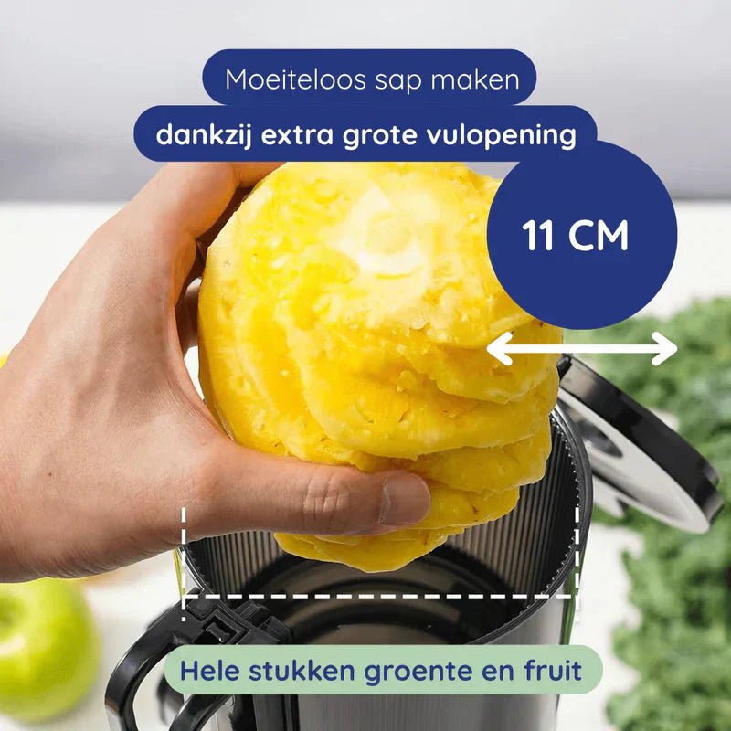 🎉Nieuwjaars Cadeau 50% KORTING!🥤Coldpress Slowjuicer Pure Pro – Hoog Suikeraft & Meer Voedingsstoffen: Stil, Makkelijk Te Reinigen Voor Fruit/Groenten/Nootmelk!