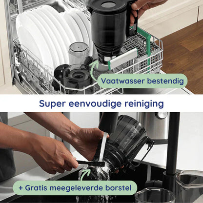 🎉Nieuwjaars Cadeau 50% KORTING!🥤Coldpress Slowjuicer Pure Pro – Hoog Suikeraft & Meer Voedingsstoffen: Stil, Makkelijk Te Reinigen Voor Fruit/Groenten/Nootmelk!