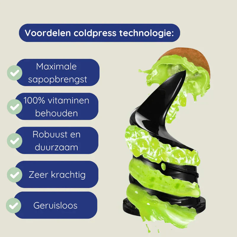🎉Nieuwjaars Cadeau 50% KORTING!🥤Coldpress Slowjuicer Pure Pro – Hoog Suikeraft & Meer Voedingsstoffen: Stil, Makkelijk Te Reinigen Voor Fruit/Groenten/Nootmelk!