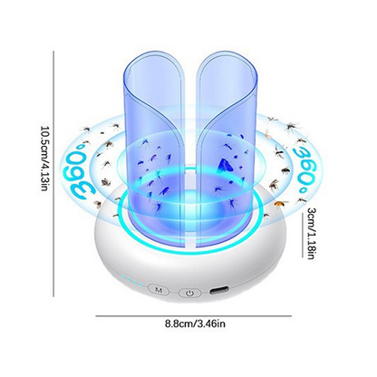 💨360° UV-led-lamp voor het vangen van muggen en vliegen💡✨
