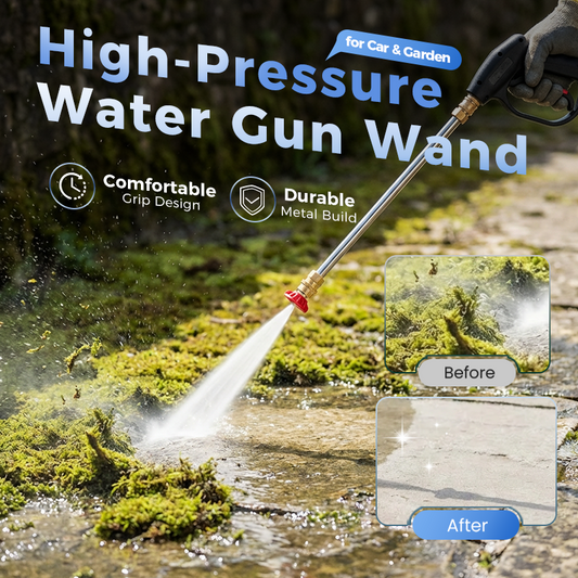 💦 TIJDELIJKE AANBIEDING: 50% KORTING! 🚿 Hogedrukspuit – 3 verwisselbare sproeiers, duurzame aluminiumlegering & krachtig ✨