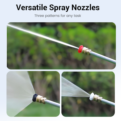 💦 TIJDELIJKE AANBIEDING: 50% KORTING! 🚿 Hogedrukspuit – 3 verwisselbare sproeiers, duurzame aluminiumlegering & krachtig ✨